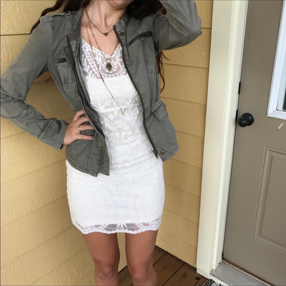 Express Dresses & Skirts - Express mesh crochet dress